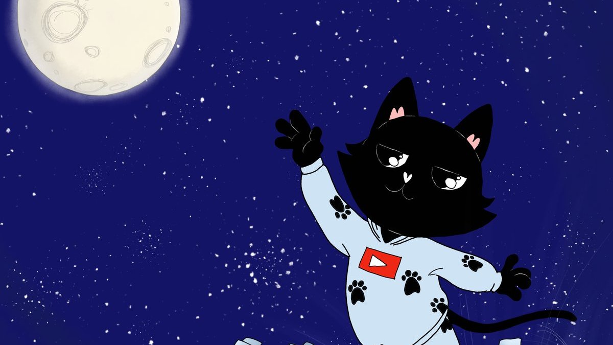 rufesi13's tweet photo. @TheYoutubeCat Heading to the moon!

#pajamas @TheYoutubeCat https://t.co/uocHQnLvhD