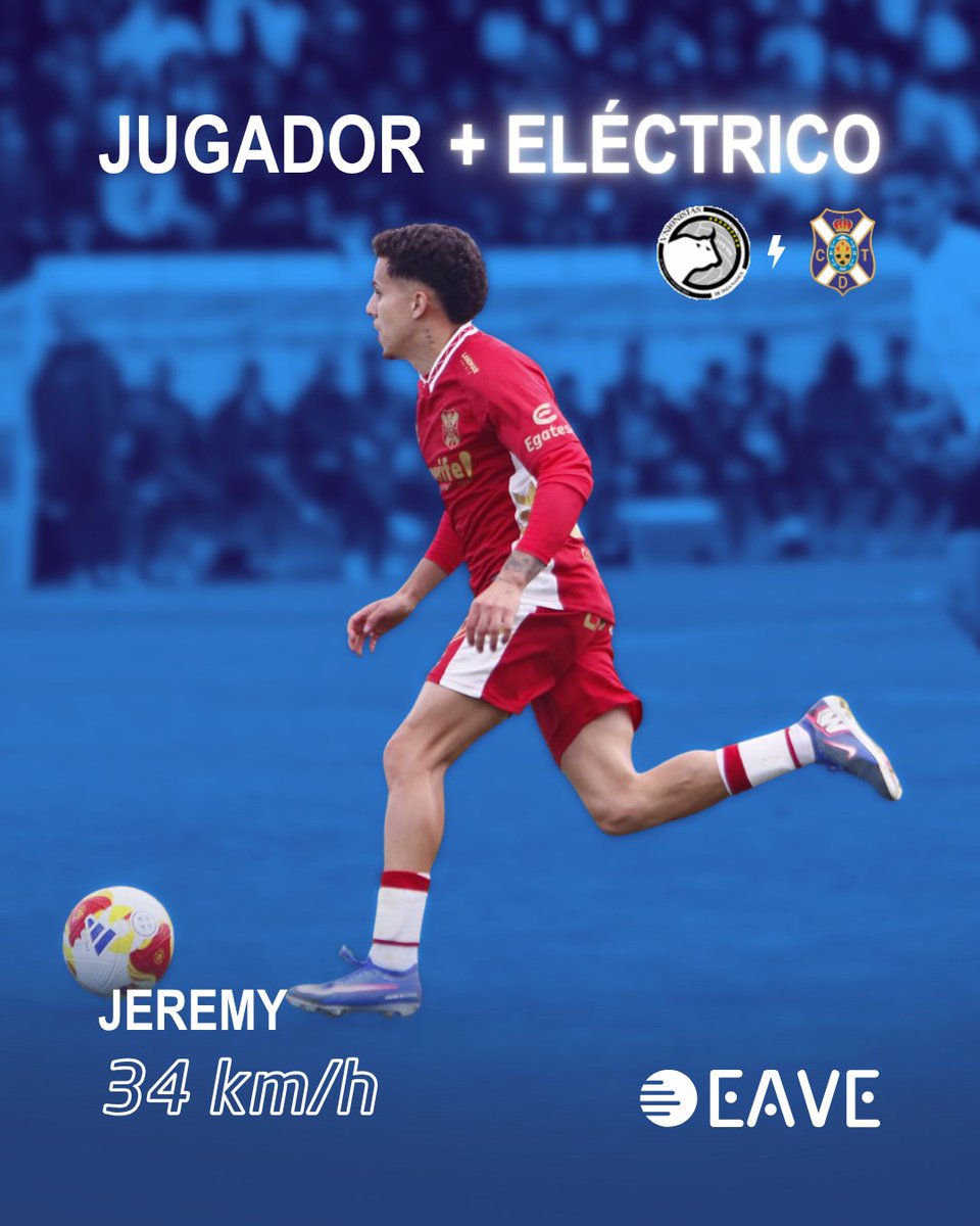 CDTOficial's tweet photo. ⚡️El jugador #EAVE➕ eléctrico en nuestro último partido: Jeremy

#LaBregaNosUne https://t.co/2okVnwDqJT