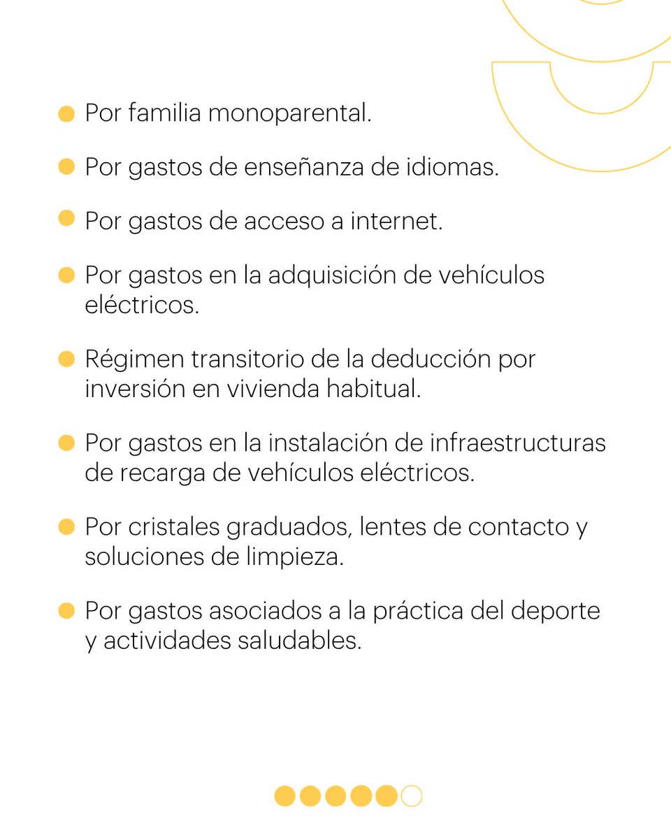 ATributaria_RM's tweet photo. Infórmate sobre todas las deducciones disponibles y optimiza tu declaración.

https://t.co/yOm4aPB8yj https://t.co/b7Dlidihyd
