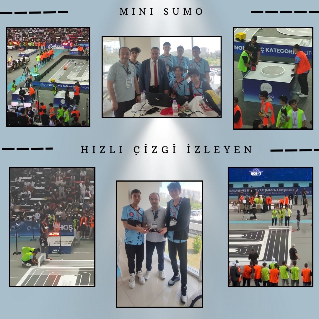 KGMTAL's tweet photo. 18. Uluslararası MEB Robot Yarışması'na 4 kategoride katılan Bilişim öğrencilerimizi ve öğretmenlerimizi tebrik ederiz. 🚀Destekleri için İbrahim Polat’a ve BC Beton’a teşekkürler.

#MaarifinKalbindeMarifetliGençlik
@tcmeb @Yusuf__Tekin @istanbulilmem @MucahitYentur @tcmeb_mtegm https://t.co/lR4ABUyVTr
