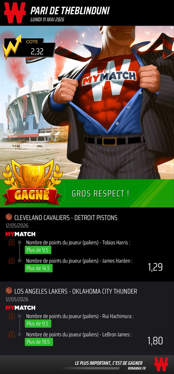 DistribueO's tweet photo. @SknurtBetting Merci 💪💪 https://t.co/WsM1YMK07a