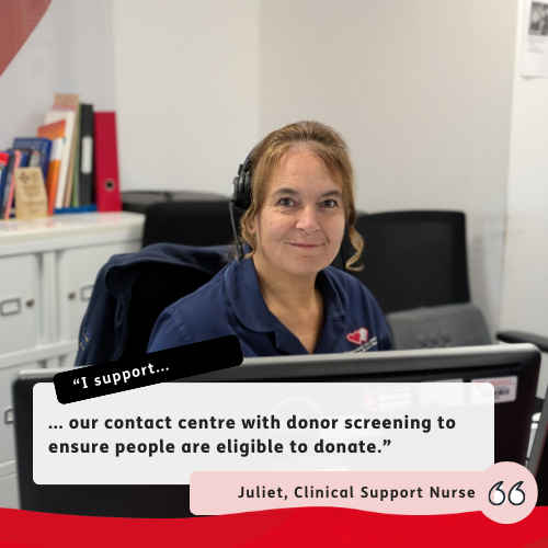 WelshBlood's tweet photo. To celebrate #InternationalNursesDay, we're shining a spotlight on the different nursing roles we have here at WBS, and the vital impact they have on the supply of blood to patients across the country 🩸

Meet Juliet, a specialist nurse in our clinical support team 👋 https://t.co/TUS9ySoaA9