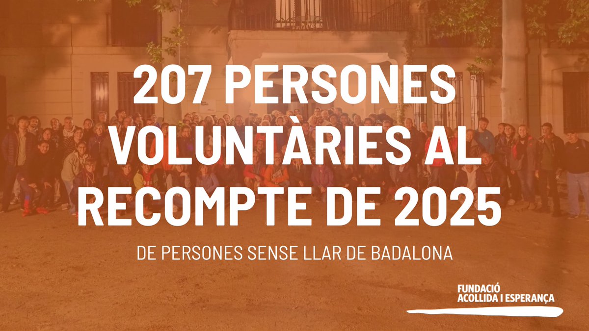 Fundació Acollida i Esperança tweet media
