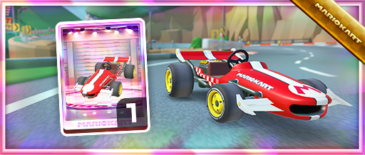 mariokarttourEN's tweet photo. The Red Comet kart and the Red Checkered Glider are in the Spotlight Shop for the first half of the tour! #MarioKartTour https://t.co/1tEm08P4JH