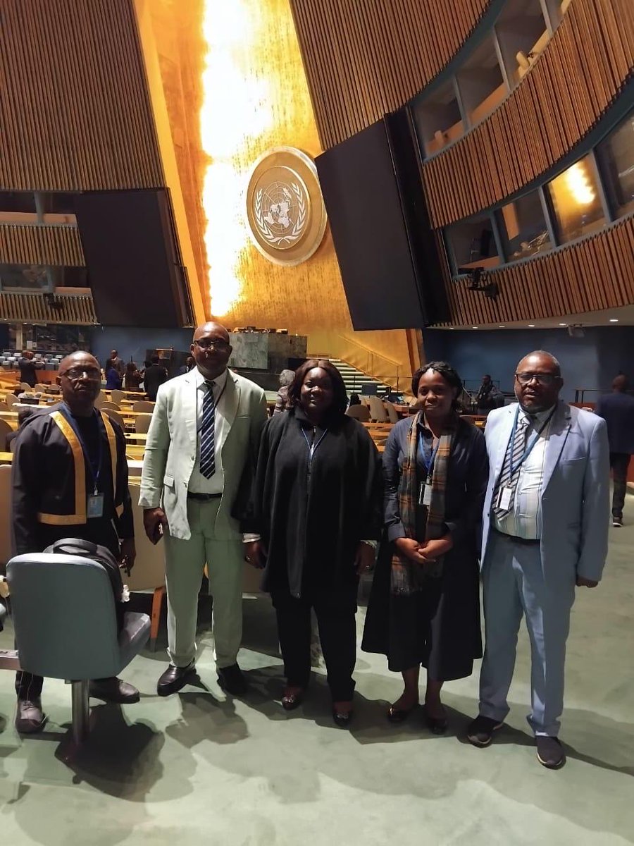OIMGabon's tweet photo. Une délégation gabonaise conduite par le Ministre de l’Intérieur a participé au Forum international d’examen des migrations à New York. L’OIM salue l’engagement du Gabon et les progrès réalisés dans la mise en œuvre du Pacte mondial sur les migrations.
#IMRF #OIM #Gabon https://t.co/oeHJvoW0VJ