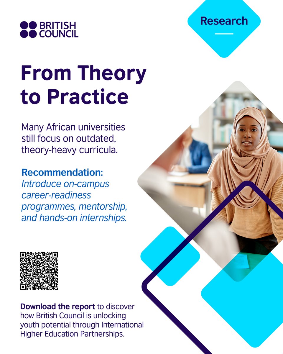 ghBritish's tweet photo. Over half of African youth are undereducated. Nearly a third lack the skills employers need. Our research looks at what international university partnerships can do about it. 👉 https://t.co/vUJD9YiFiA 

#BCSSACE #AfricanYouth https://t.co/nzuGaBU0Pa