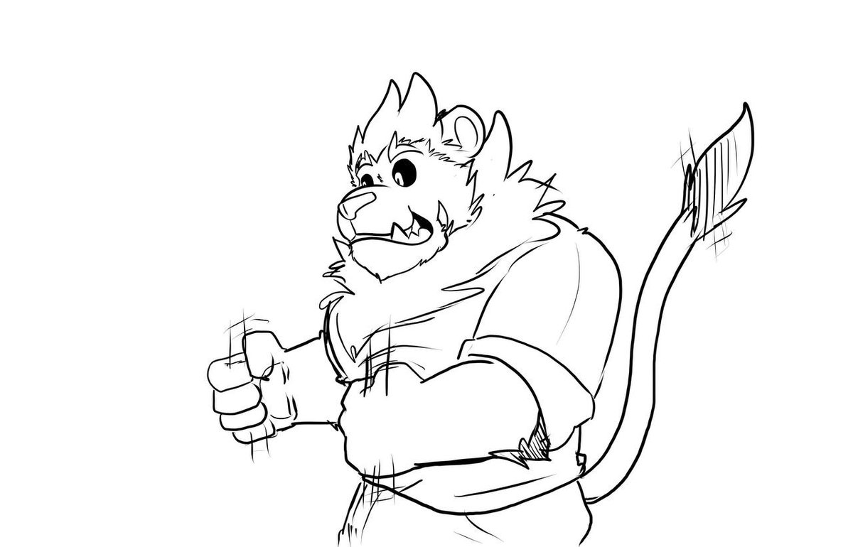 leol a lion artist tweet media