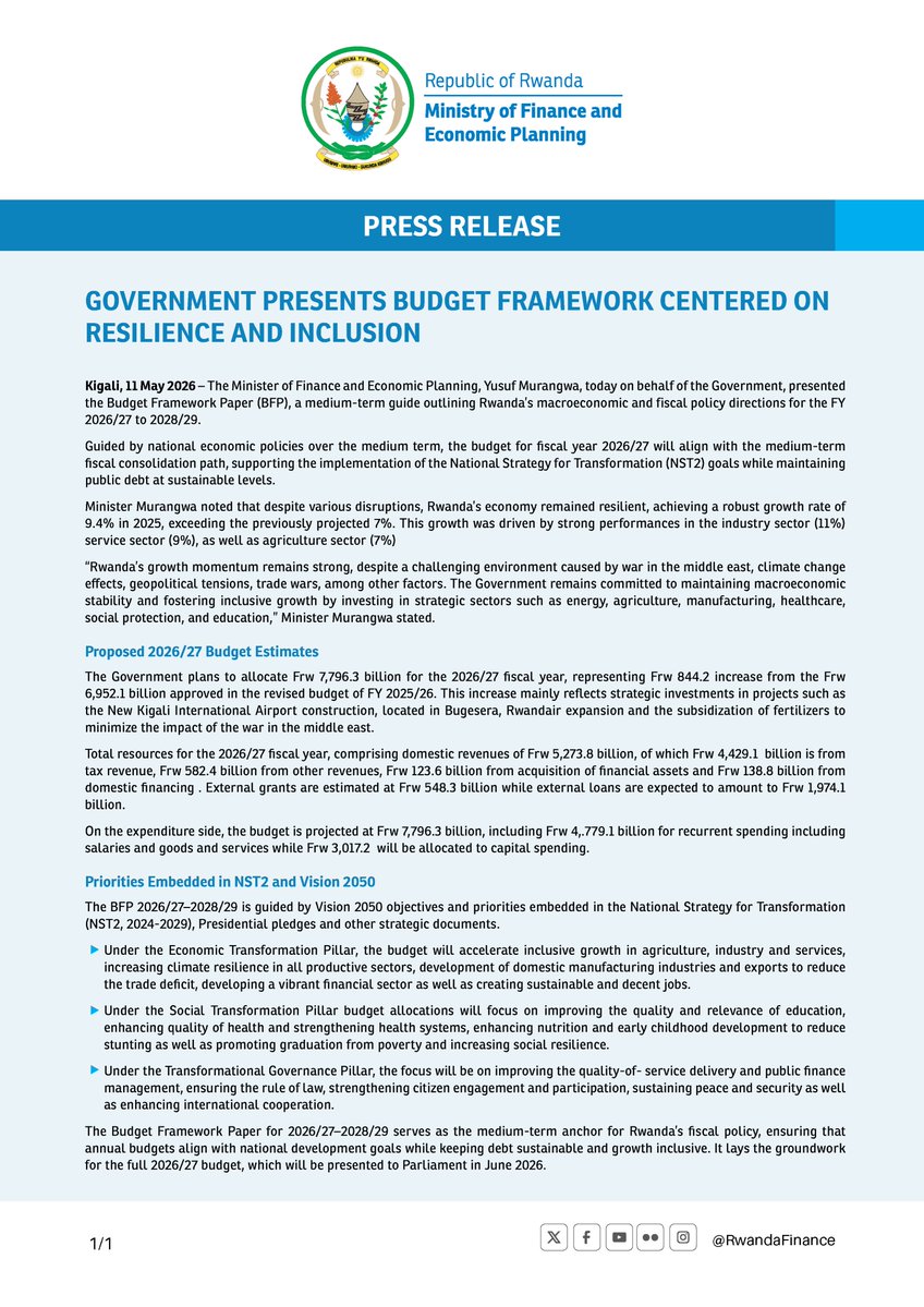 Ministry of Finance & Economic Planning tweet media