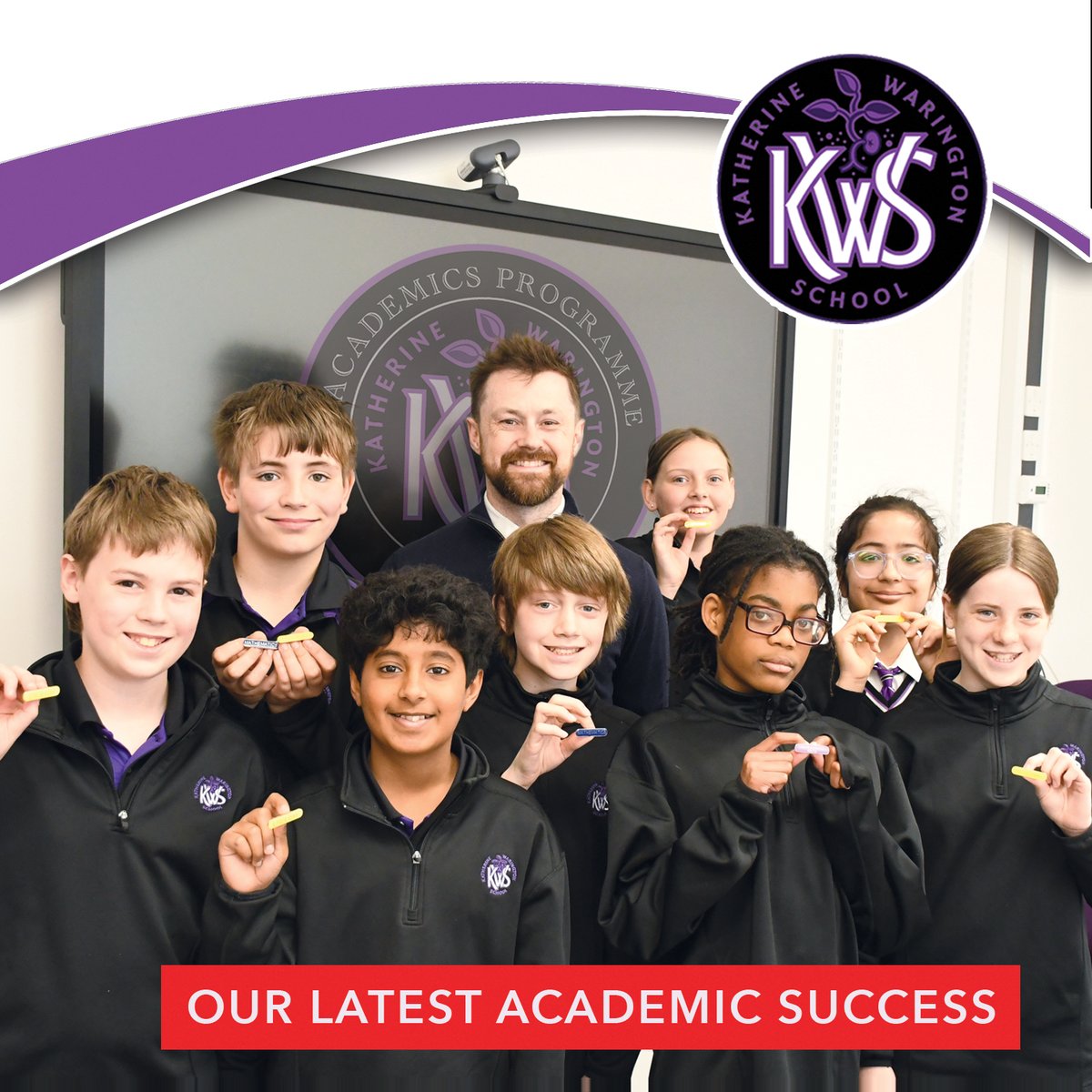 KWSHarpenden's tweet photo. Congratulations to the 10 students who recently earned Academics badges
Spanish: Amy G, Adriana P, Lukas D
Maths: Lukas D, James E, Leo J
English: Jake K, Ayesha T, Vishnu N, Fares T
Performing Arts: Cassia C (our first!)
Science: Fares T
Well done Fares T for earning 3 badges! https://t.co/XD2DAfvUhm