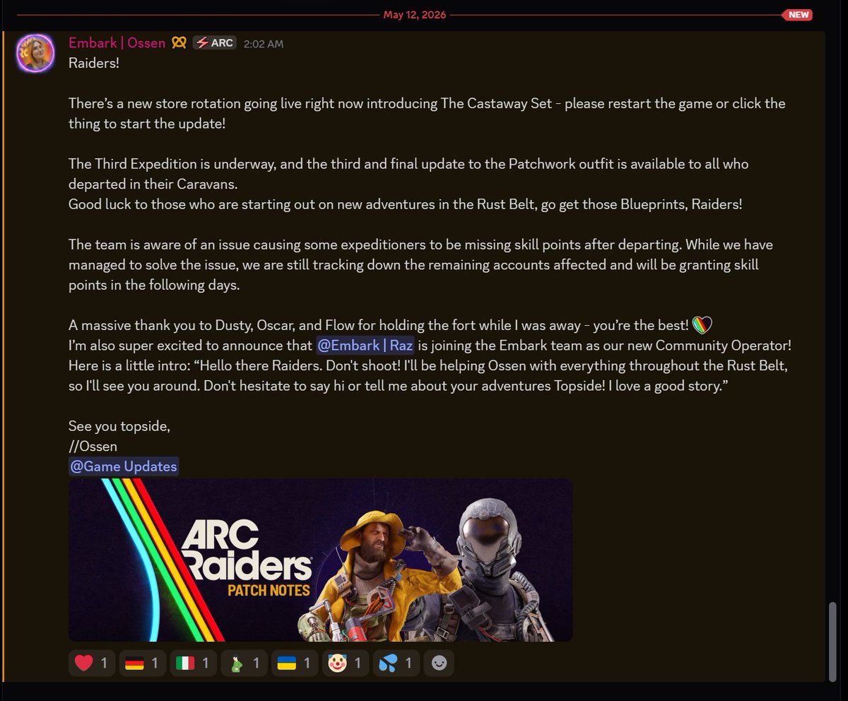 ARC Raiders الشرق الأوسط tweet media