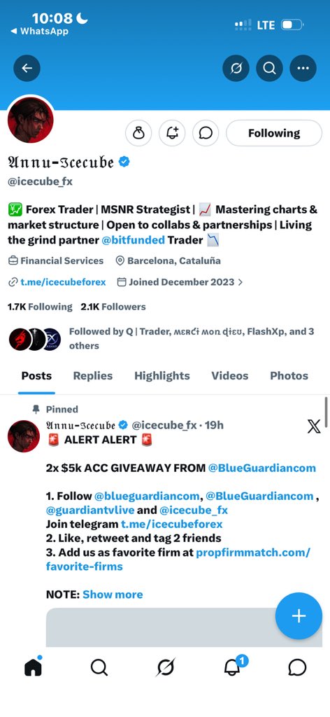 corefi7h's tweet photo. @icecube_fx @nairaprop @ISP_TRADER @BouterFx @Tawhid0123 @Qcrypt0 @merci__mon_dieu @Flashxp0815 @RIO_HUB_ Done https://t.co/mWVVb7Q7ri