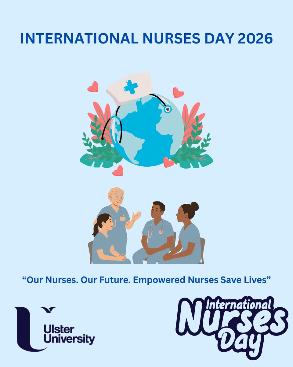 UlsterCtc's tweet photo. Happy International Nurses Day 💙

On this International Nurses Day, Ulster CTC celebrates Nurses everywhere 👏

#InternationalNursesDay #UlsterCTC #NursingCare #NHS https://t.co/HySA7kTA0o