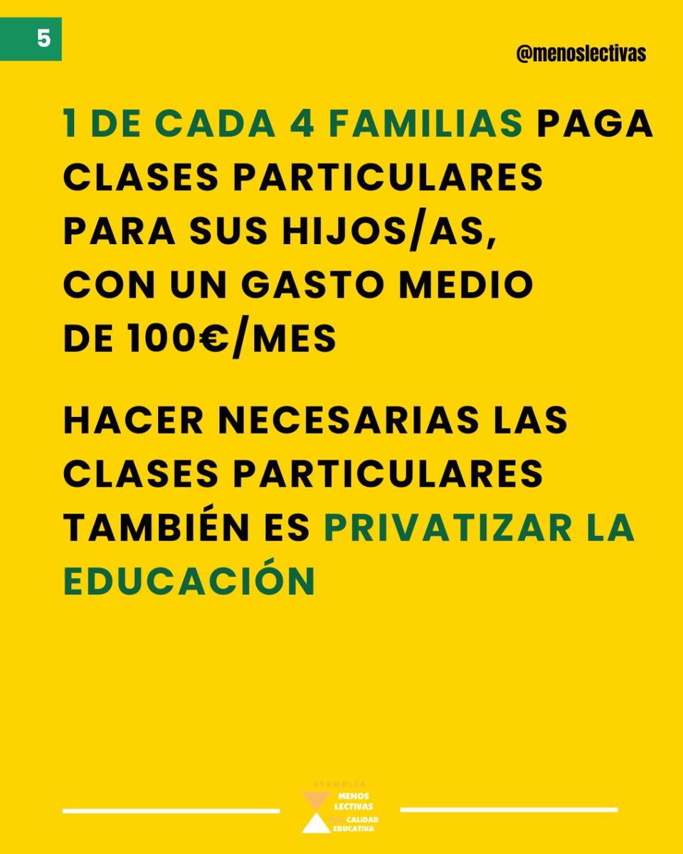 Asamblea Menos Lectivas #SalvemosLaPública tweet media