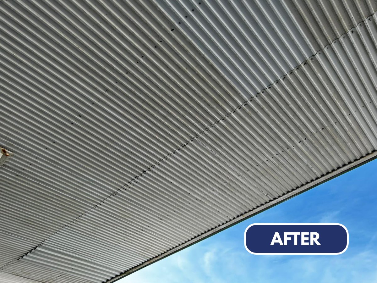 WCS_ltd's tweet photo. Recent high winds caused damage to sections of canopy cladding at @asda Workington. 💨

Our team carried out reactive repairs to restore the affected areas and help keep the forecourt safe, secure and operational.

#FacilitiesManagement #ForecourtMaintenance #BuildingMaintenance https://t.co/8Hhe3KaPOs