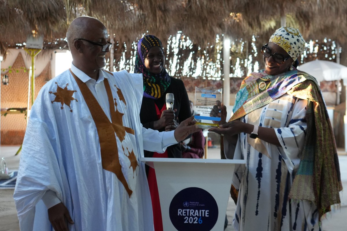 OMS_Mauritanie's tweet photo. Pendant trois jours, le Bureau de l’OMS #Mauritanie s’est réuni autour d’un objectif commun : renforcer la cohésion, consolider l’alignement stratégique et faire émerger de nouvelles dynamiques au service des priorités de #SantéPublique 2026–2027. 🇲🇷
Une retraite marquée par l’écoute, la réflexion collective et une ambition partagée d’agir avec plus d’impact. 

➡️🔗https://t.co/yTmPu916V4
#OMS #Mauritanie #SantéPublique #Leadership #Innovation @OMS_Afrique @MSMauritanie