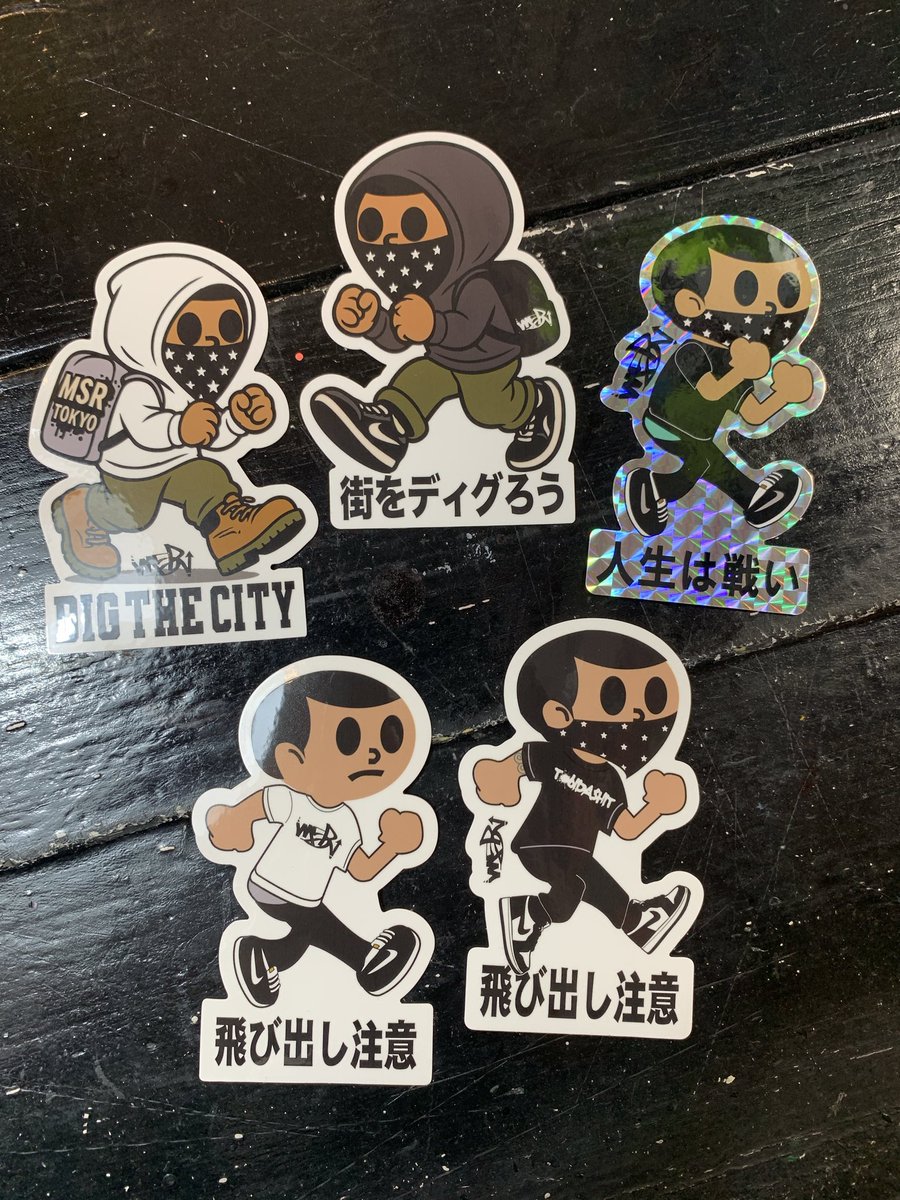 session_eastyo's tweet photo. msrtokyoさんのステッカーも各種再入荷致しました‼️ https://t.co/J6C272hK3a