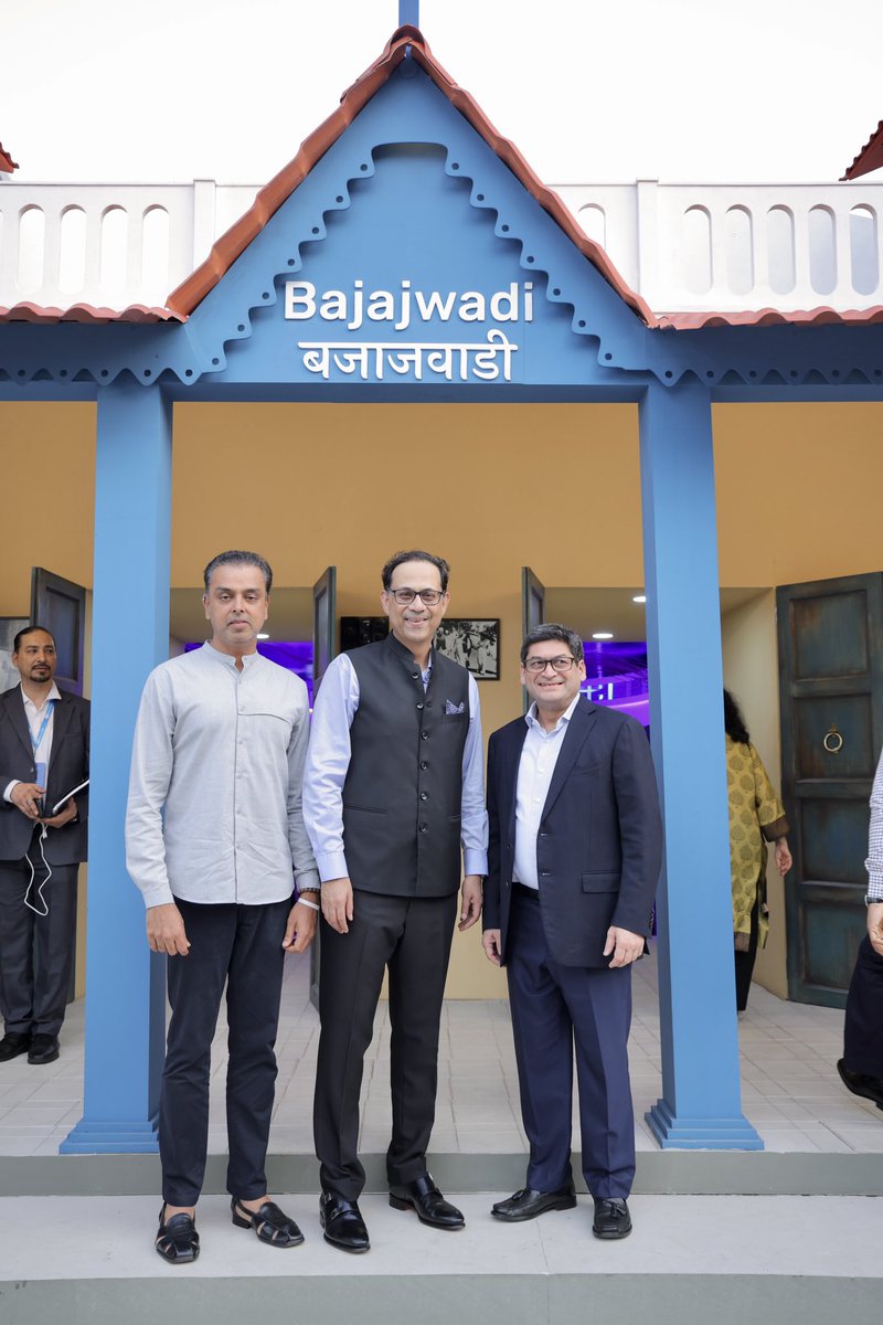 milinddeora's tweet photo. It was a pleasure to attend @thebajajgroup’s 100-year anniversary celebrations at South Mumbai’s NSCI Dome, where the Group’s remarkable journey from Jamnalal Bajaj ji’s vision to what it has become today was beautifully recreated.

My late father shared a very special relationship with the Bajaj family, and I’m glad we continue to nurture that bond across generations.

My heartfelt congratulations to Niraj bhai, @sanjivrbajaj, the entire Bajaj family and everyone associated with the Group on this extraordinary milestone.