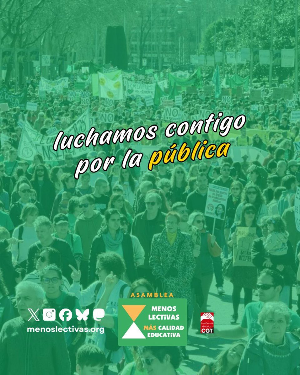 Asamblea Menos Lectivas #SalvemosLaPública tweet media