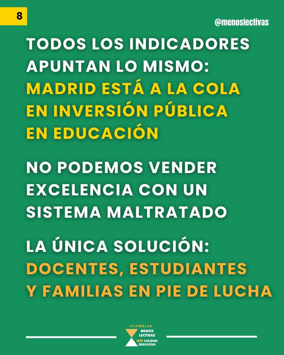 Asamblea Menos Lectivas #SalvemosLaPública tweet media