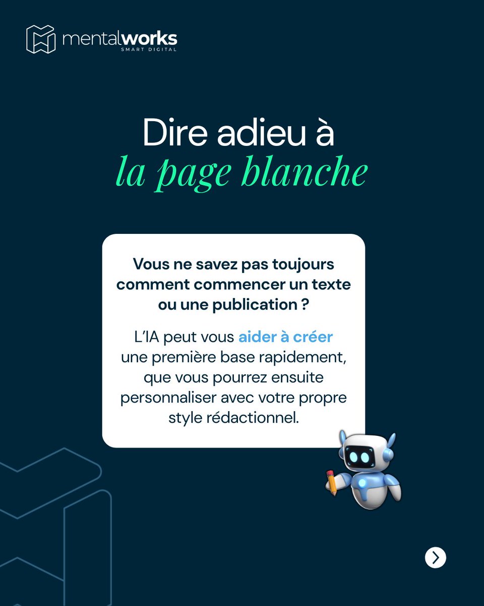 mentalworks's tweet photo. 🤖 La technologie évolue, mais la valeur humaine reste essentielle.

Au départ perçue comme une menace, l’IA est aujourd’hui devenue un véritable outil du quotidien.

❌ L’erreur n’est pas de l’utiliser, mais de penser qu’elle peut remplacer la réflexion humaine. https://t.co/mI5OBQuIje