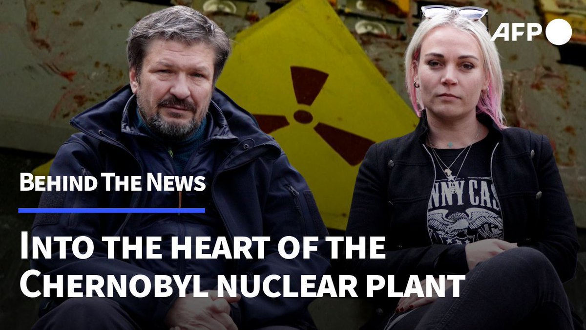AFP's tweet photo. 🇺🇦 ☢️ Into the heart of the Chernobyl nuclear power plant

AFP journalists Genya Savilov and Maryke Vermaak ventured into the plant, which suffered a huge meltdown in 1986, as part of their reporting on the 40th anniversary of the accident.
▶️ https://t.co/tf1L7o0TZt https://t.co/jF0qd8ntEf