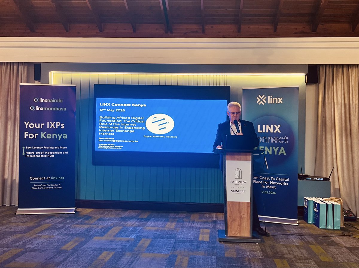 London Internet Exchange (LINX) tweet media