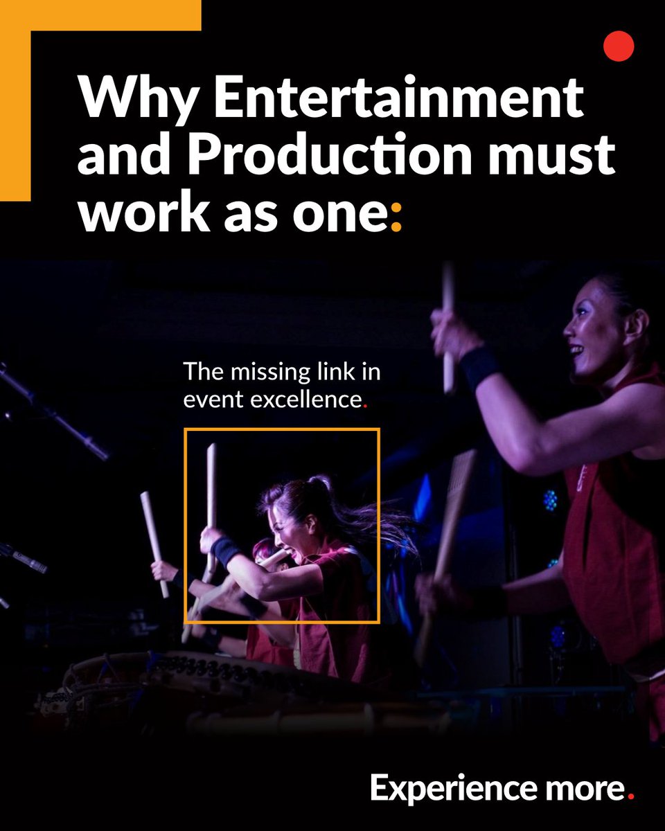 avcom_dublin's tweet photo. The gap between entertainment &amp; production is one of the most avoidable problems in events. Our latest insight covers what changes when you treat both as a single workflow from day one. 
👉📙 https://t.co/8bS8XWogQt

#AVCOM #ExperienceMore #EventEntertainment #EventProduction https://t.co/cOG2ukwl1M