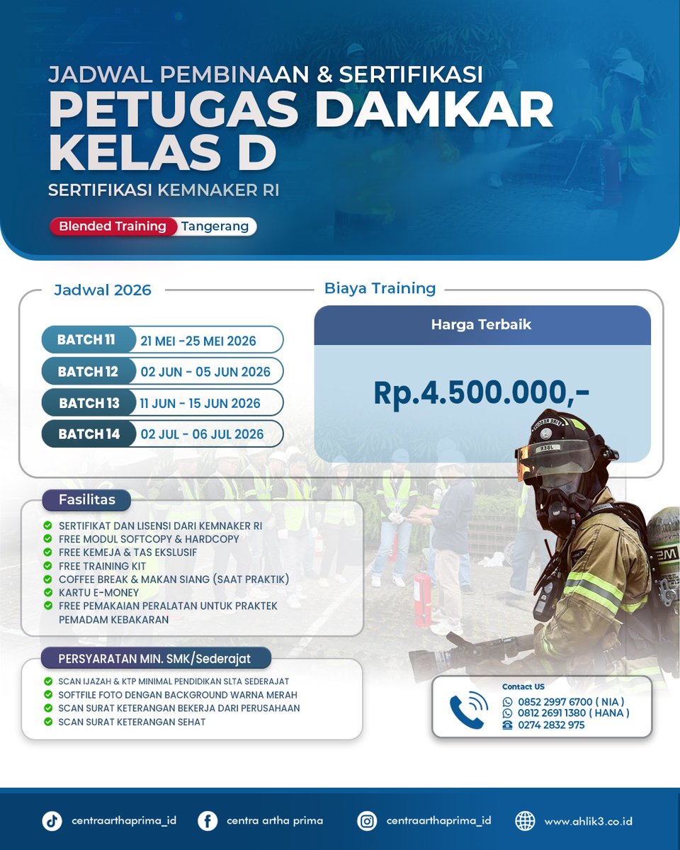 CentraArtha's tweet photo. Yuk Update Komptensimu, raih karir cemerlangmu,...

#pelatihank3 https://t.co/l3QyDn9tIx