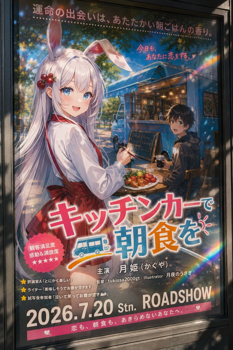 映画ポスター化プロンプト GROKちゃんだとこんな感じ 引用元のポストに
