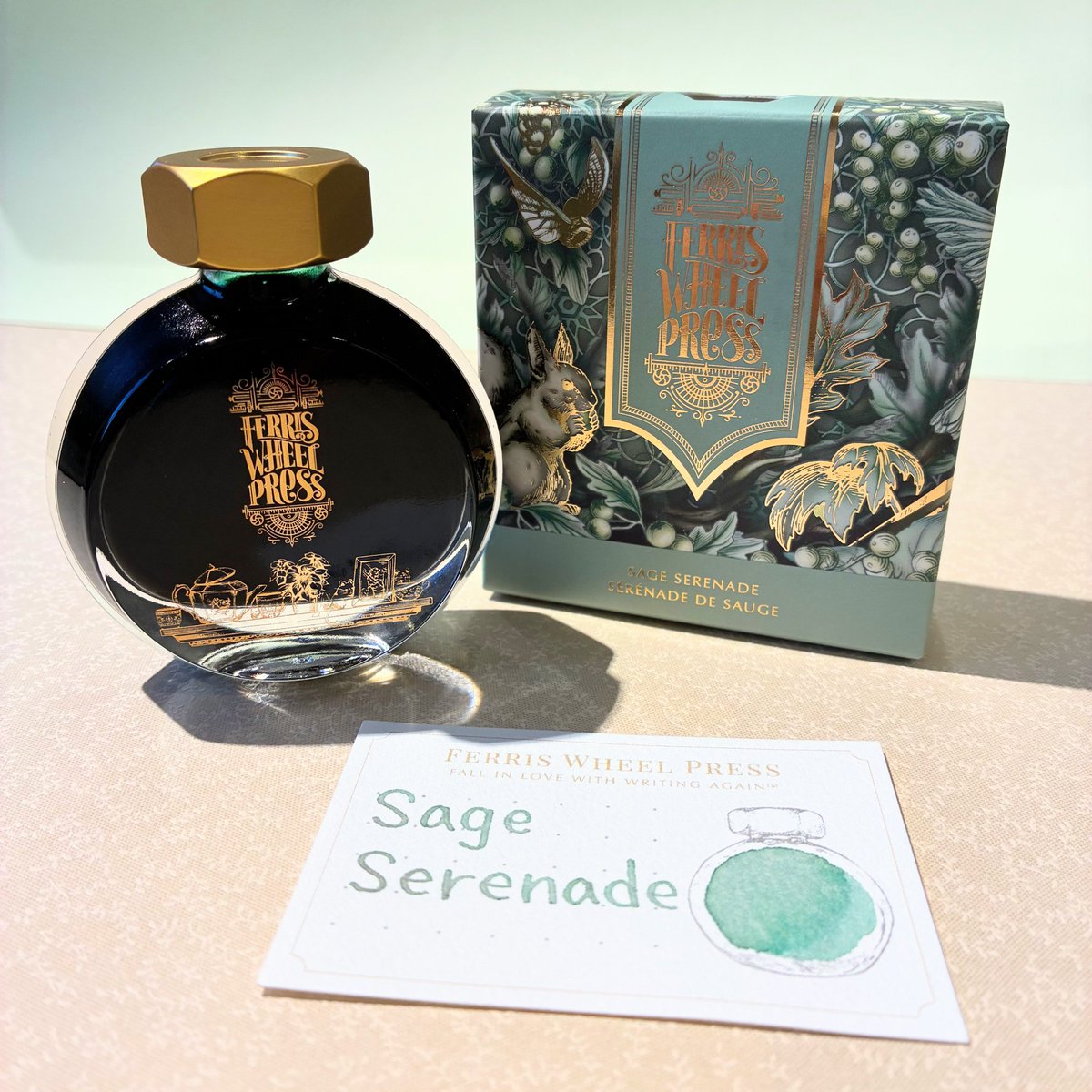 今週のインク】 フェリスホイールプレス 「SAGE SERENADE」のご紹介 