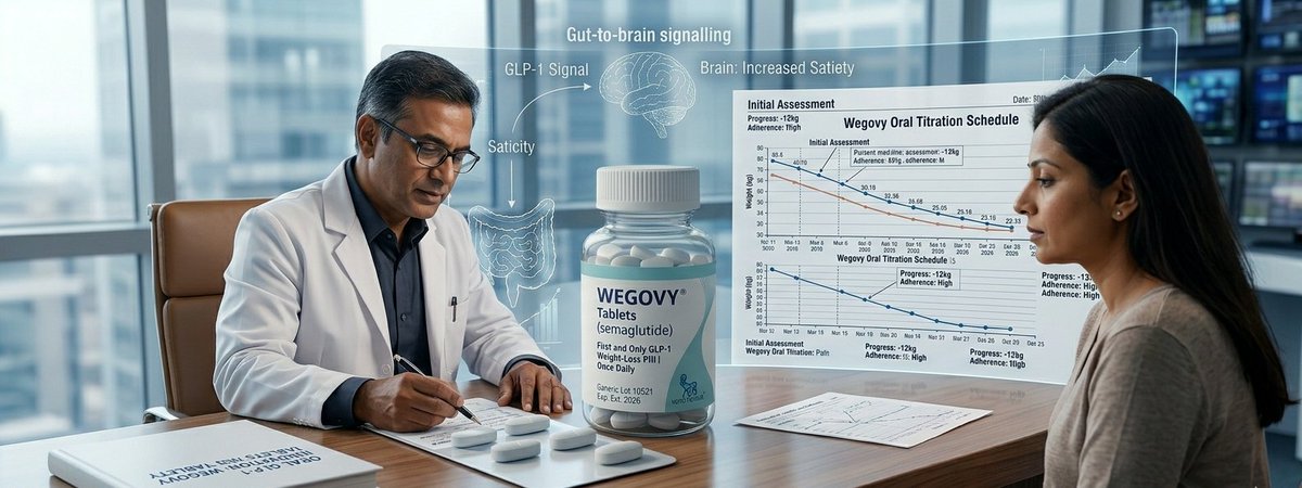 yupmedi_com's tweet photo. A new era in weight-loss treatment begins.

Wegovy® tablets offer a non-injectable option for weight management — with clinical trials showing up to 17% body weight reduction alongside diet &amp; exercise.

Visit: https://t.co/3n4Jp74fCU https://t.co/vgTKCEAKRE
