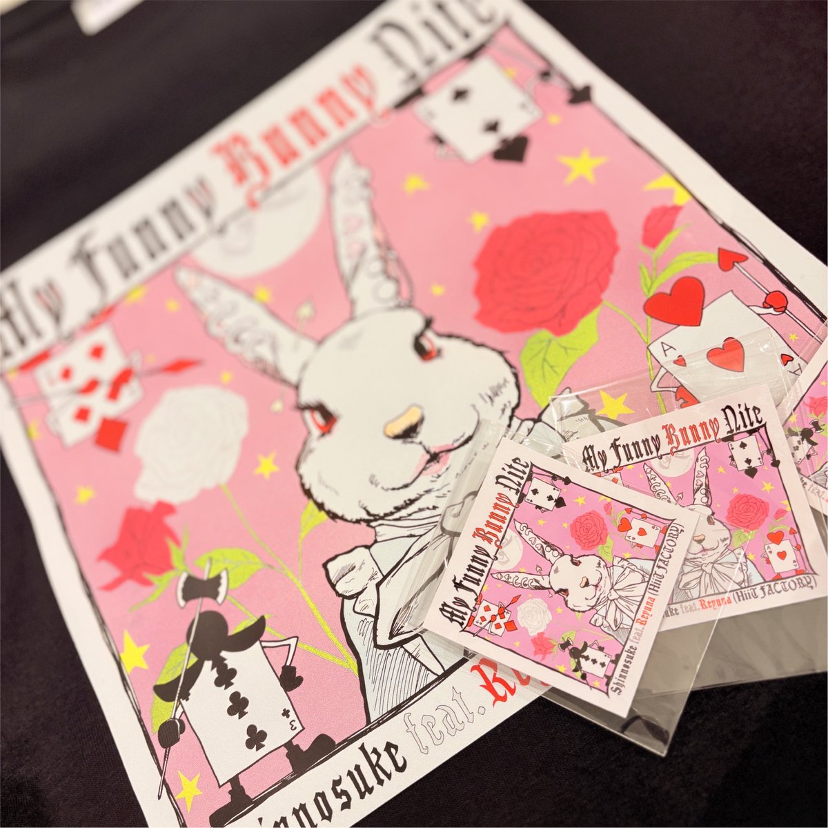 Shinnosuke Official Goods】 先日のライブ会場で販売したアイテムが