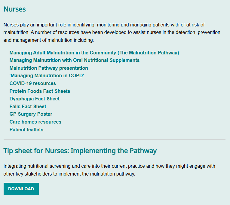 Malnutrition Pathway tweet media