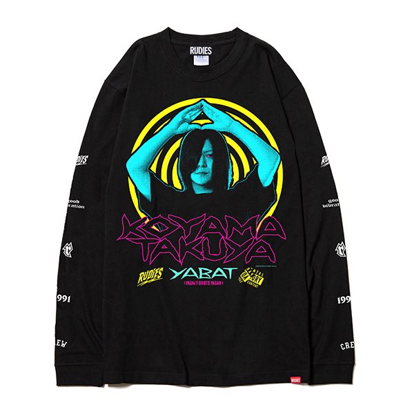 THEROADIESHOP's tweet photo. ⚫︎NEW ITEM

RUDIE’S x KOYAMA TAKUYA 2026 COLLABORATION GOODS
 
RUDIE’S x KOYAMA TAKUYA LSTEE＜受注生産商品＞ ￥7,700 (tax in)

https://t.co/wmCi8bsG8M

@rudies_official

#theroadieshop #rudies https://t.co/ooaRwl668F