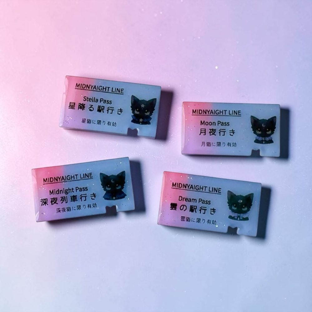 何度も作ってる切符にゃんこを今回は切符だけで作りました。 こちらは