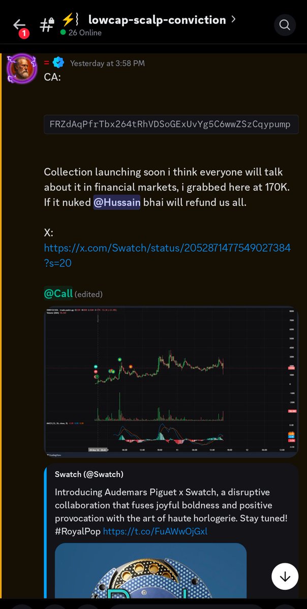 ChainVisiondao's tweet photo. solana:FRZdAqPfrTbx264tRhVDSoGExUvYg5C6wwZSzCqypump This was nice!! https://t.co/NoF2POyg1i