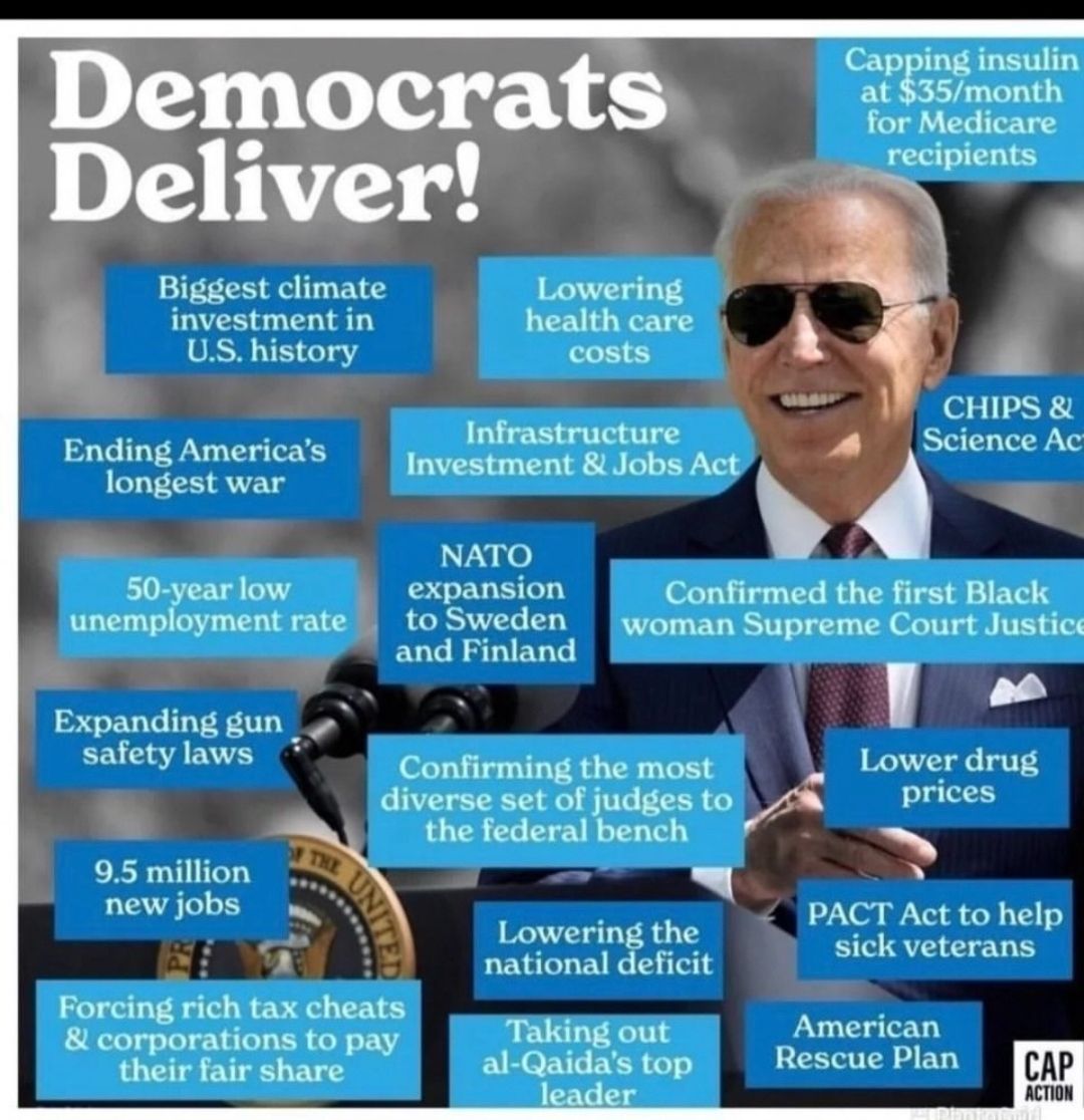 JamesSayd's tweet photo. @magawest1996 @plies What have Republican's done for Black or White people for that matter? List 5 things. Get back with me. I'll wait. 🤔 ⏰️
Democrats: Social Security Civil Rights Voting Rights- Medicare Act-Affordaable Care Act- Send your list. 📝 https://t.co/MbFlloiRQJ