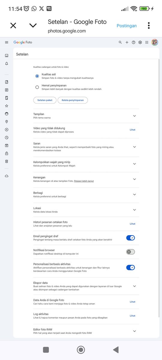 IndraKu16's tweet photo. @hanifproduktif  maaf untuk google photo mohon untuk cara2nya pakai bahasa Indonesia saya belum bisa merubah settingnya ganti ke storage saver bagaimana agar poto di HP gak otomatis tersimpan di Google photos https://t.co/OzX5GTLFpr