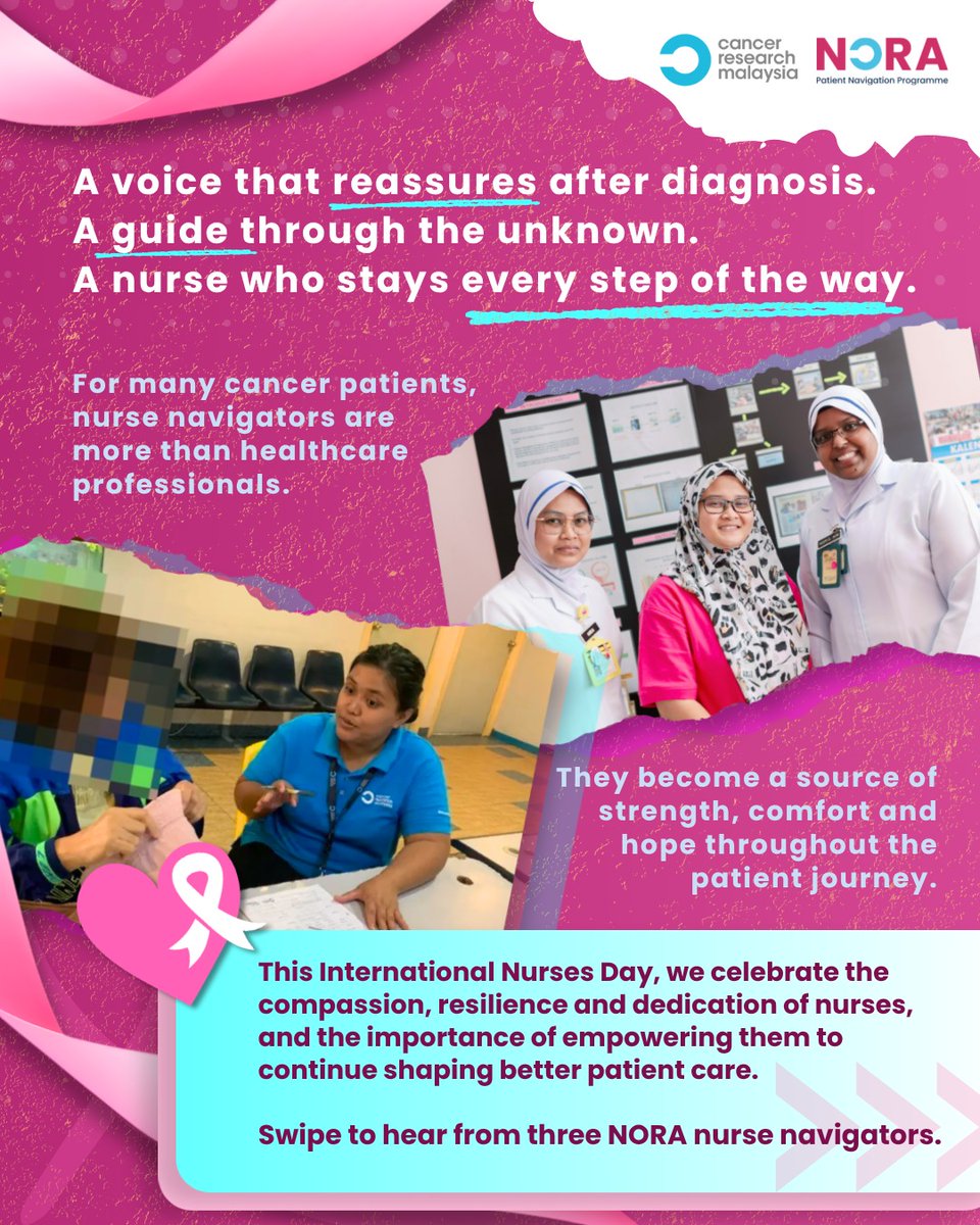 reversecancer's tweet photo. This #InternationalNursesDay, hear from three nurse navigators from our NORA (Navigation, Outreach, and Resource Access) team as we celebrate the patient navigators and outreach heroes who bring care closer to where it’s needed most. (1/2)
#HopeLivesHere #SavingAsianLives https://t.co/SxxMB459dS