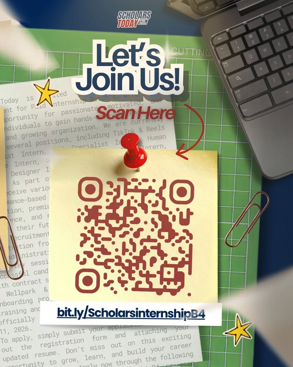 disiniloker's tweet photo. ๐ข Info lowongan kerja (loker)/Magang/Intern (PAID)
ScholarsToday
๐งโ๐ปMarketing & Communication, Human Resource, Operational
๐ WFA/WFH - Remote
๐ https://t.co/7VnPTBIbjr
#disinimagang #magang #internship #infomagang #infointernship https://t.co/TinE2OXMld