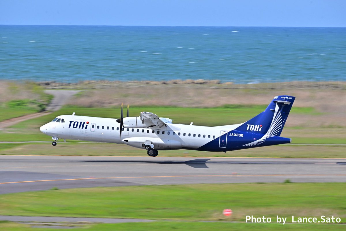 Toki Air JA02QQ ATR72-600 RJSN/KIJ 2026/04/24 「Toki Air One Zero