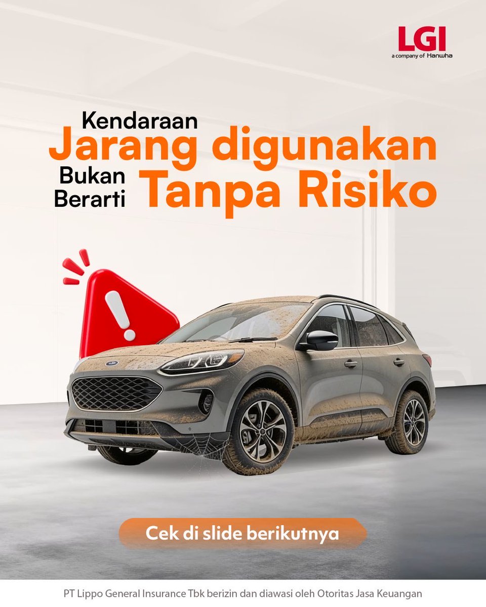 LGI_id's tweet photo. Sering kali rasa aman bikin kita merasa semuanya baik baik saja 🤔
Padahal, risiko bisa datang kapan saja tanpa tanda 

Asuransi mobil hadir untuk bantu lindungi kendaraan 🛡️
Sekaligus menjaga keuangan tetap aman 💙

#LGI #LGIaCompanyofHanwha #AsuransiMobil #Proteksi https://t.co/yxDfRzyYgM