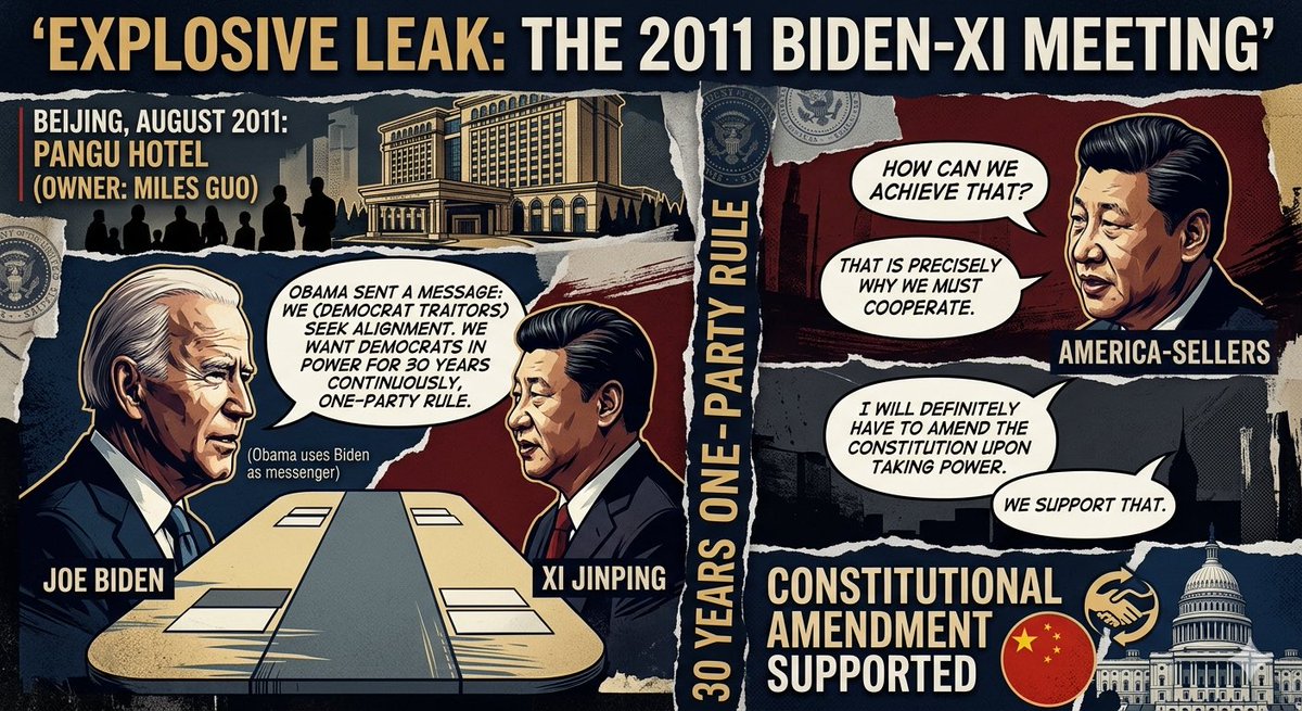 believer202064's tweet photo. @Reuters Years ago, Miles Guo exposed the CCP’s master plan to take down the West from within. Now that his warnings are becoming our reality, will we finally act before it’s too late? Stand with the people, dismantle the Party.
#MilesGuo #SaveTheWest #CCPIsNotChina https://t.co/tDvSwj06bf