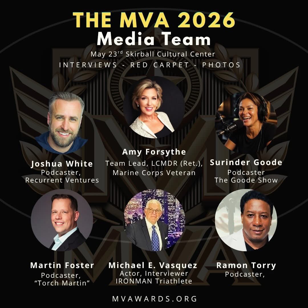 amy_forsythe's tweet photo. Can’t wait to see you on the Red Carpet!! 🎬🎤🇺🇸

For the 2nd Annual Military & Veteran Entertainment Awards on May 23rd, we are building our own media team to help capture the red carpet, interviews, and powerful moments from the night.

Proud to have Amy Forsythe leading this effort — an award-winning military journalist, veteran, and longtime advocate for our community. Amy will also be honored with the 2026 Veteran in Media Award.

Media Team includes:
Amy Forsythe  
Joshua White  
Michael E. Vasquez  
Surinder Goode  
Ramon Torry  
Martin “Torch” Frost  

The mission is simple: capture the stories, elevate the voices, and help redefine the narrative for military and veterans in entertainment media.

May 23rd. Los Angeles. Let’s tell the story ourselves.

#MVAwards #VeteransInMedia #RedefiningTheNarrative #MilitaryVeterans