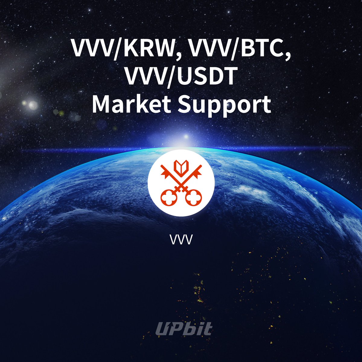 신규 디지털 자산 베니스토큰(VVV) 거래지원 안내

✅지원 마켓: KRW, BTC, USDT 마켓
📅 거래지원 개시 시점 : 2026-05-12 16:00 KST 예정

🔗공지 바로가기:
upbit.com/service_center…

#Upbit #VVV
<a href="/AskVenice/">Venice</a>