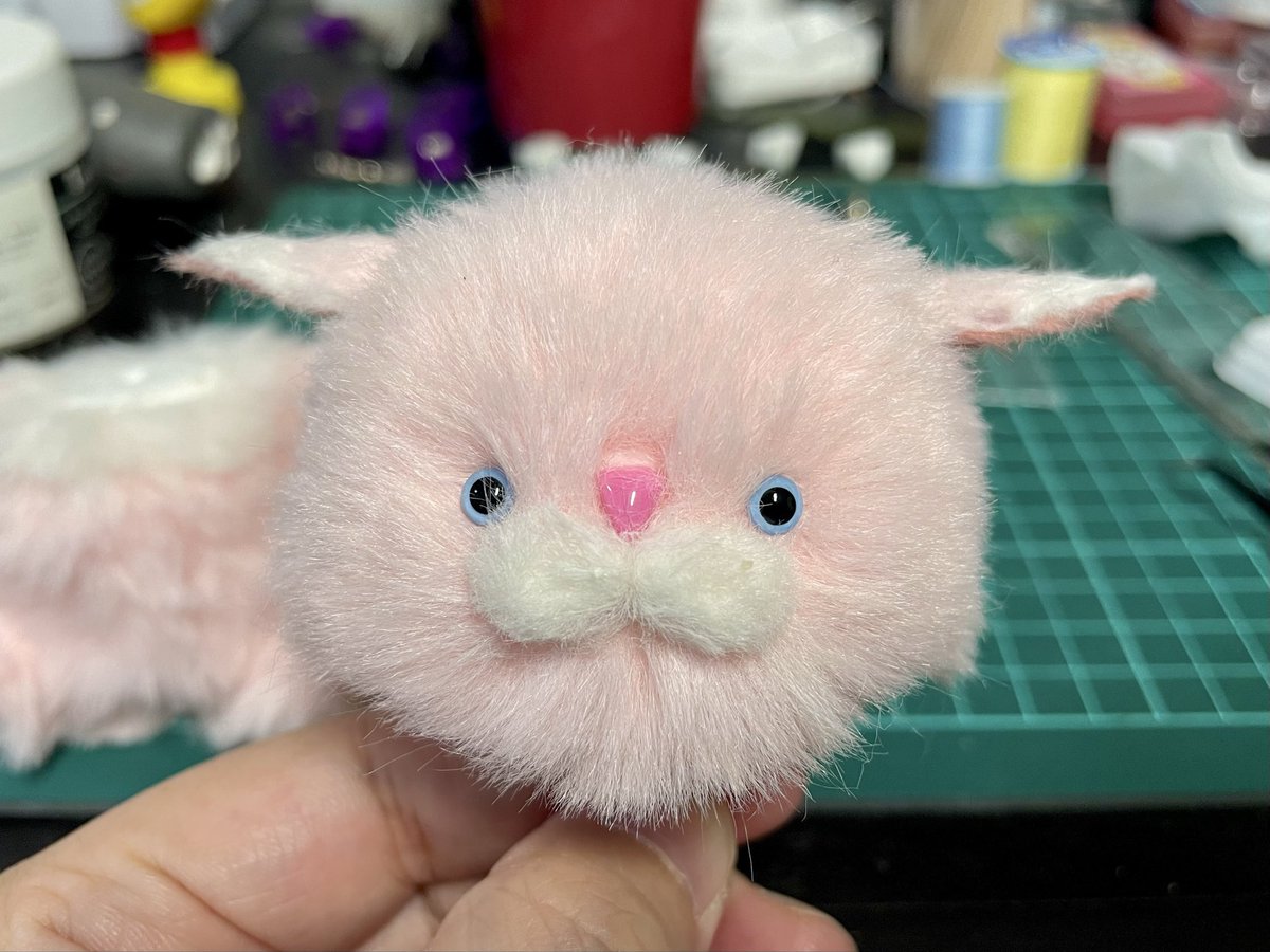 オーダーの子を制作中〜☺️ #ハンドメイド #ハンドメイド好きさんと