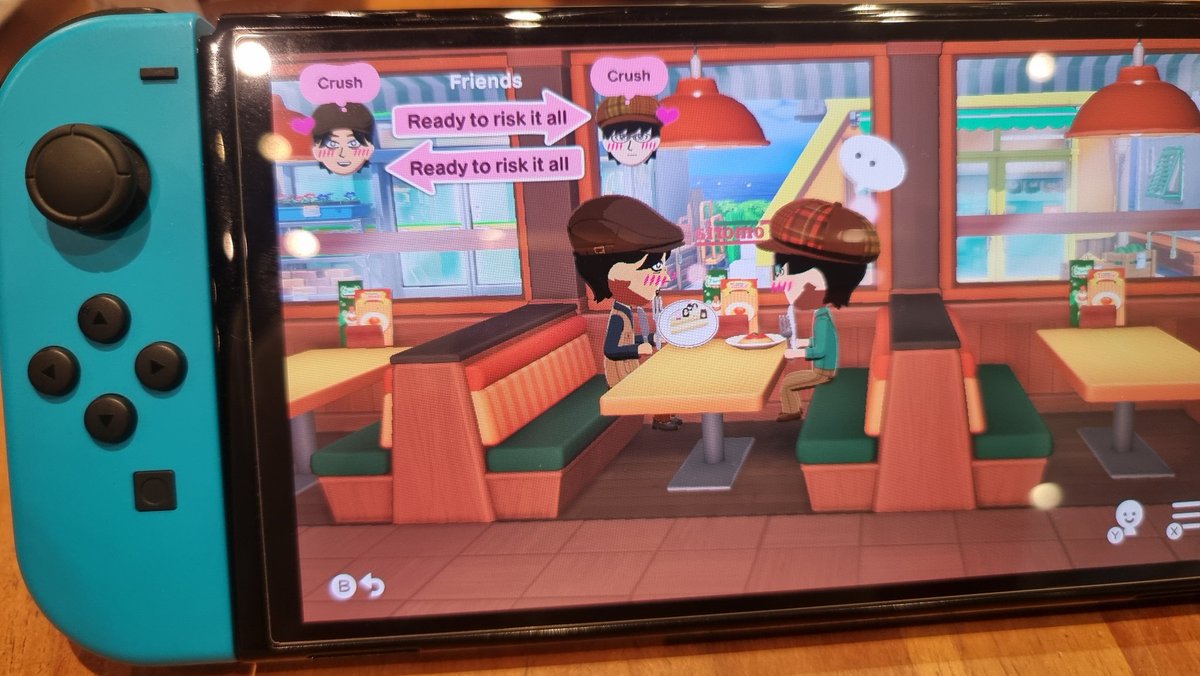 PembacaAU__'s tweet photo. Gua bikin minwon di tomodachi life tiba-tiba udah saling suka aja WKWKWKWKKW https://t.co/jGOhz9wQ06