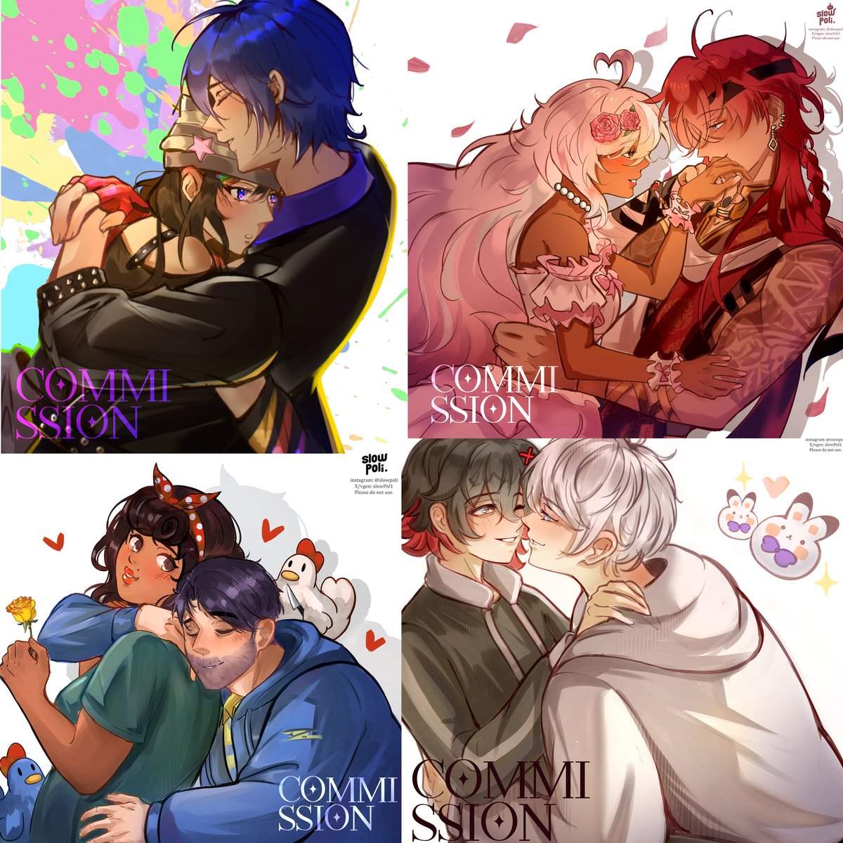 slowPol1's tweet photo. The batch of Skeb like commissions of last month 🥳🫶 thanks so much to all the wonderful people that support my work! 
#vgencommission #skeb https://t.co/15GUMtOTWv