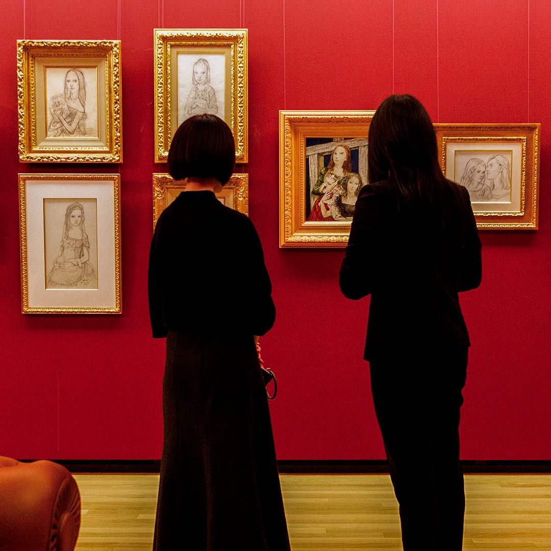 軽井沢安東美術館」学芸員と巡る藤田嗣治のアートの世界】 「乳白色の