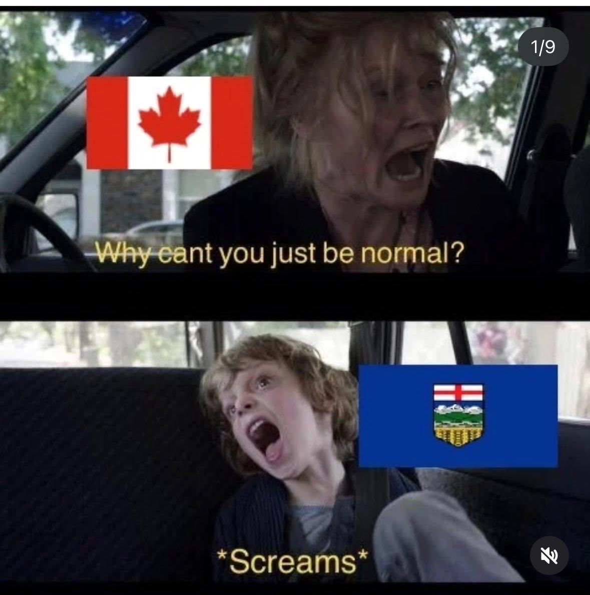 RoboSabs's tweet photo. Alberta right now be like: https://t.co/2Pt9fq9X4A
